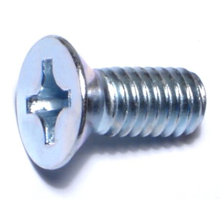 Midwest Fastener 5/16"-18 x 3/4 in Phillips Flat Machine Screw, Zinc Plated Steel, 100 PK 54701